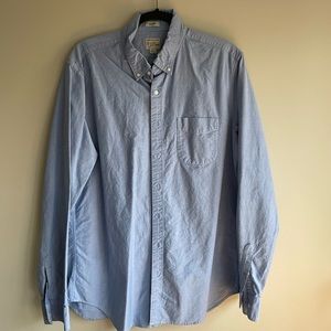 Blue J. Crew Oxford Shirt
